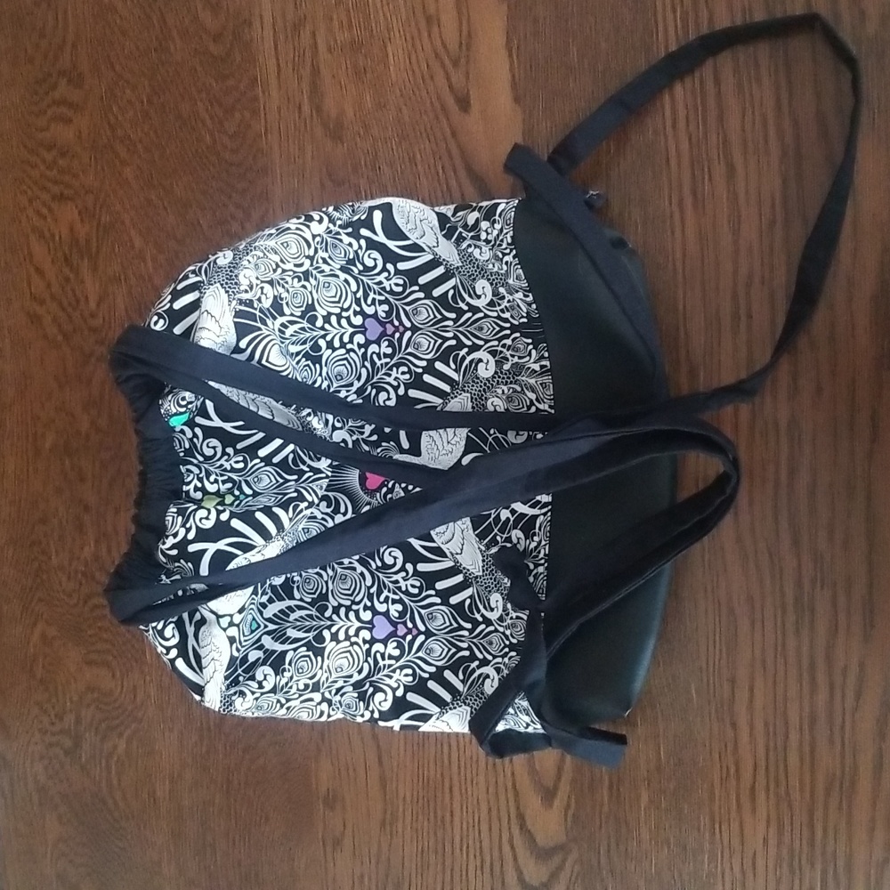 Peacock pullstring backpack purse - Picture 2 of 6